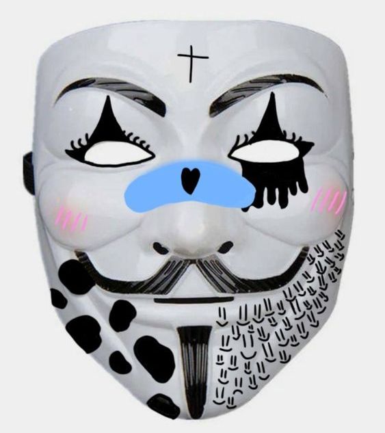 Тик ток – идеи для маски анонимуса